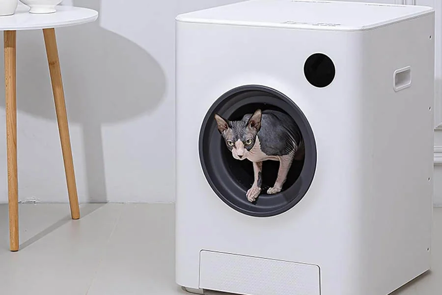 auto clean kitty litter box