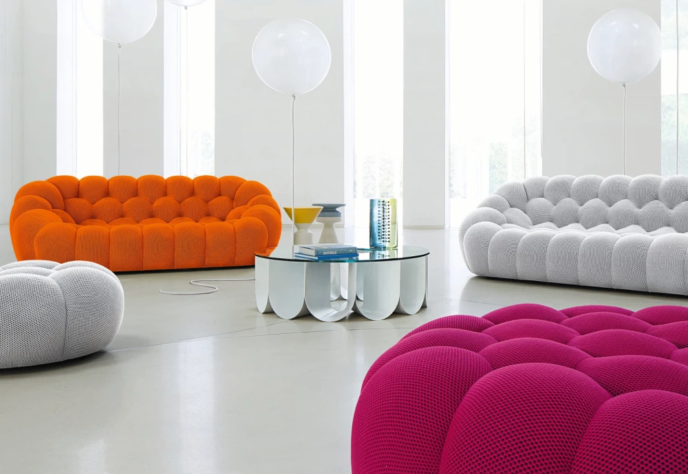 green bubble sofa