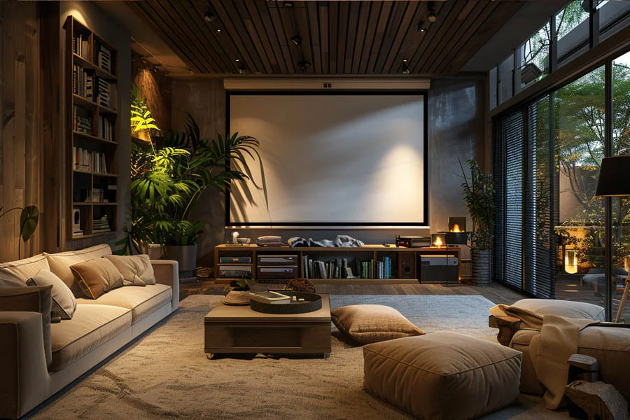 living room tv projector